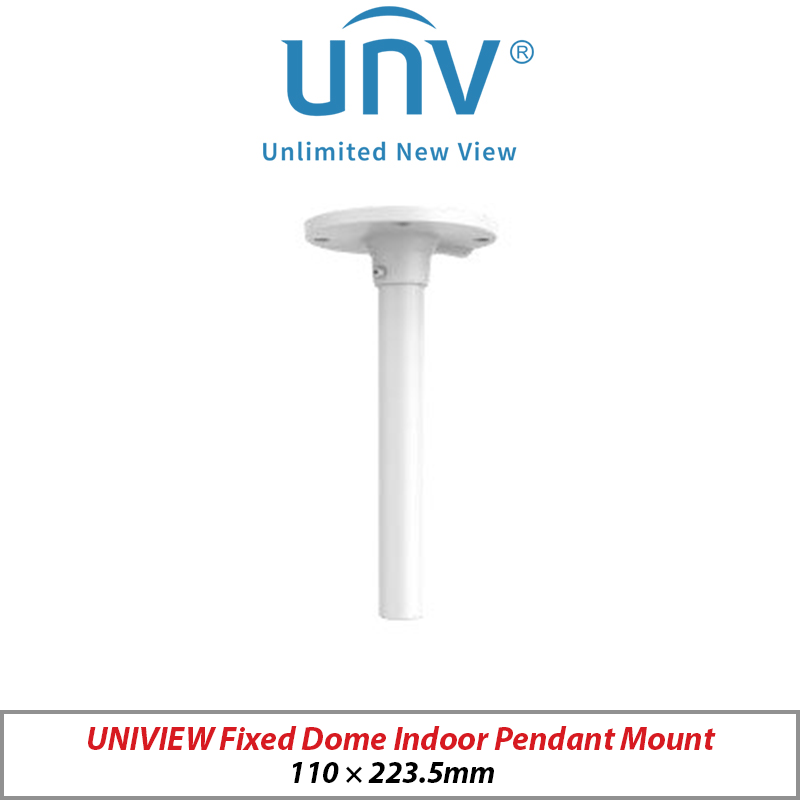 UNIVIEW FIXED DOME INDOOR PENDANT MOUNT TR-CM24-IN