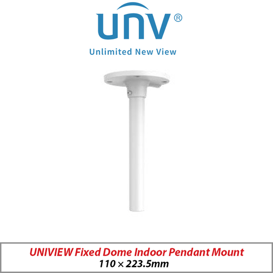 UNIVIEW FIXED DOME INDOOR PENDANT MOUNT TR-CM24-IN