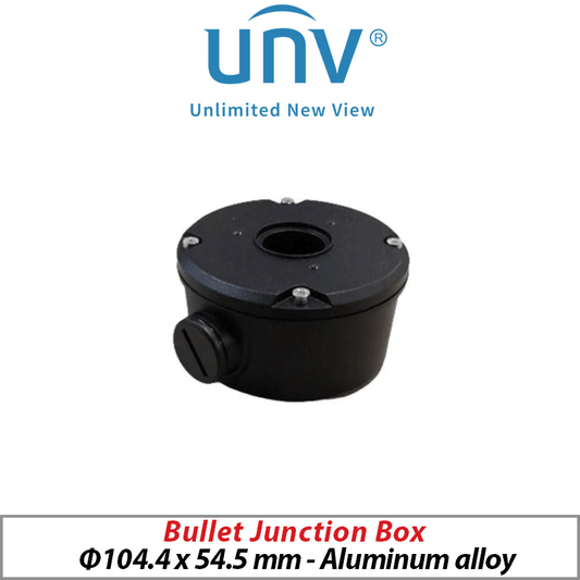 UNIVIEW Bullet Camera Junction Box Black UNV-TR-JB05-B (54 characters)