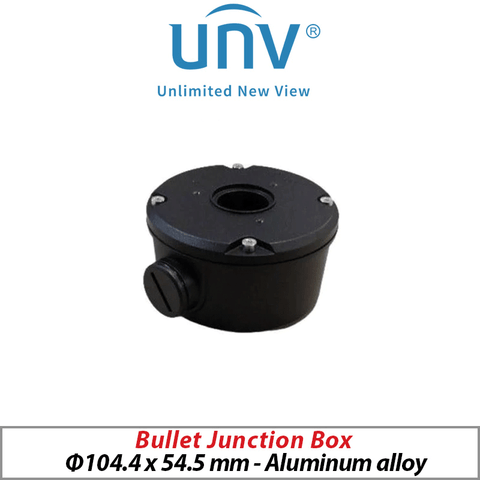 UNIVIEW Bullet Camera Junction Box Black UNV-TR-JB05-B (54 characters)
