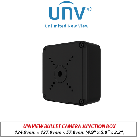 UNIVIEW Bullet Camera Junction Box TR-JB07-D-IN-V2 Black