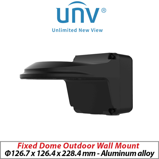 UNIVIEW Fixed Dome Outdoor Wall Mount Black UNV-TR-JB07-WM03-G-IN