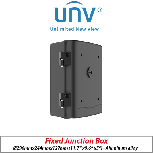 UNIVIEW Fixed Junction Box Black TR-JB12-IN