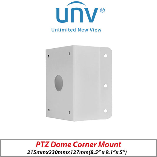 UNIVIEW PTZ DOME CORNER MOUNT UNV-TR-UC08-B-IN