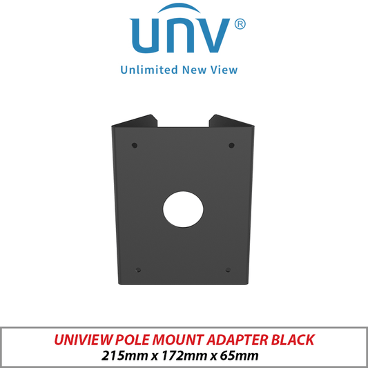 UNIVIEW Pole Mount Adapter Black UNV-TR-UP08-B-IN