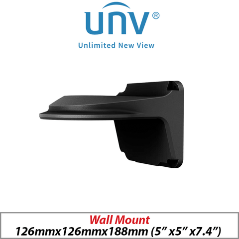 UNIVIEW WALL MOUNT FOR IPC32X AND IPC361X SERIES BLACK - TR-WM03-B-IN-BLACK