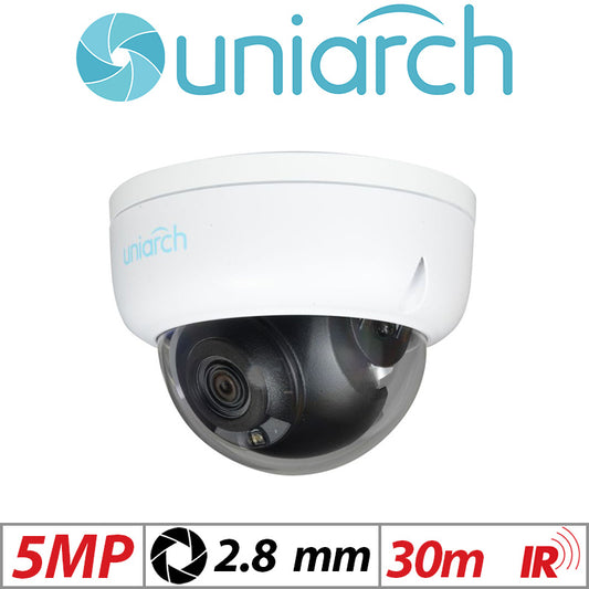Uniarch 5MP Vandal-Proof Fixed Network Camera 2.8mm IPC-D125