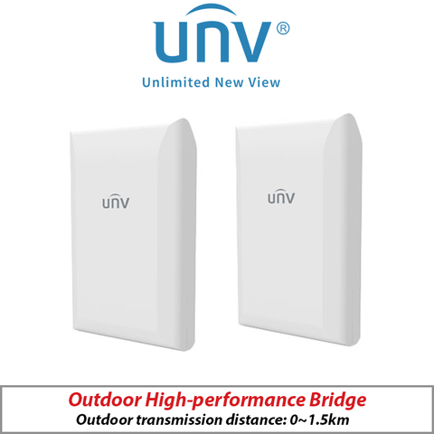 Uniview Outdoor High-Performance 5GHz Bridge 2-Pack UNV-WLN-EB5N-IN