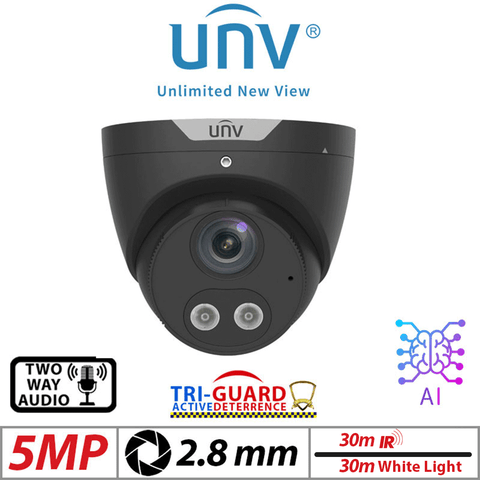 Uniview 5MP Turret Camera Tri-Guard ColorHunter 2.8mm