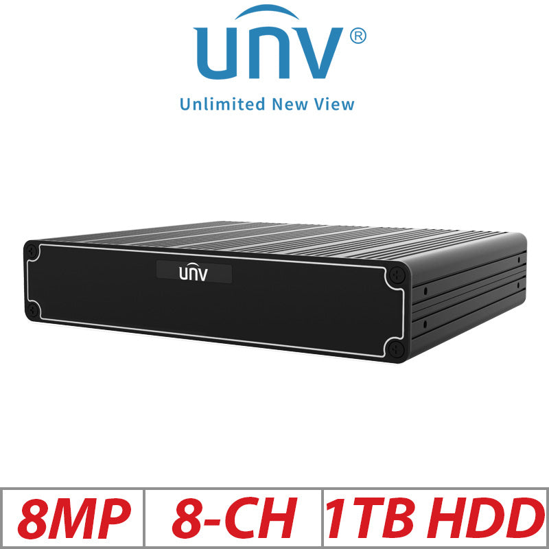 Uniview 8MP 8CH Intelligent Edge Server Standard ECS-508B-X
