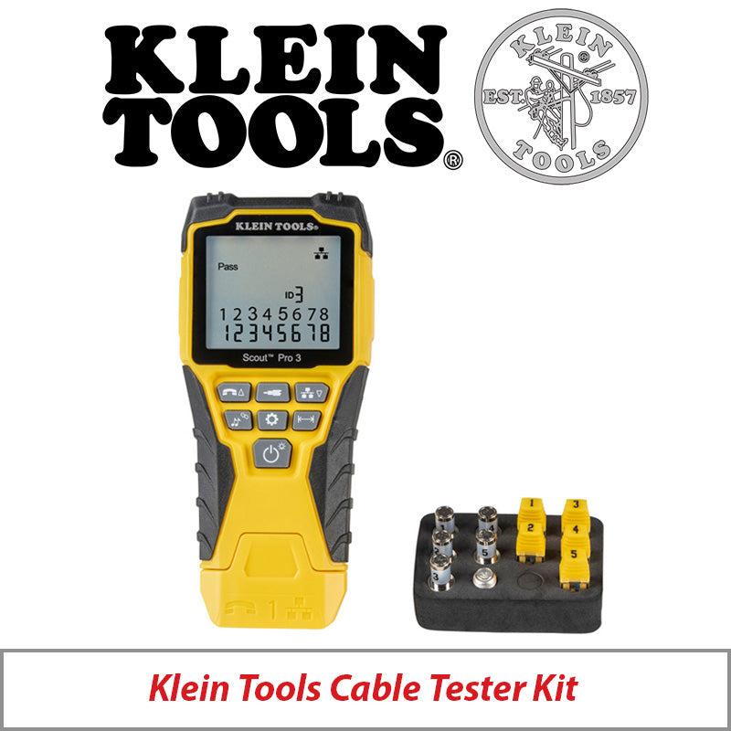 Klein Tools Cable Tester Kit with Scout™ Pro 3 VDV501-851