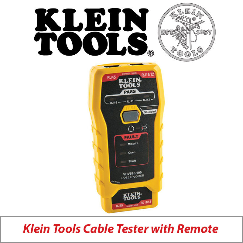 Klein Tools Network Cable Tester LAN Explorer® with Remote VDV526-100