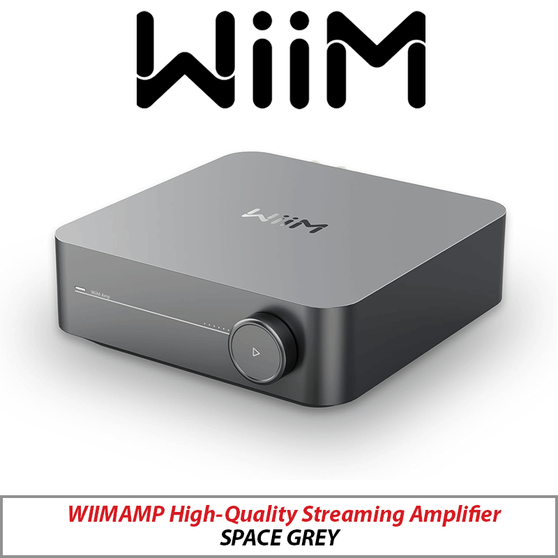 WIIMAMP Space Grey High-Quality Streaming Amplifier WAMP