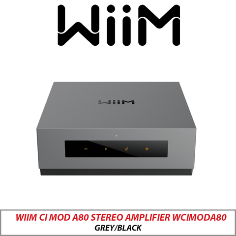 WIIM CI MOD A80 STEREO AMPLIFIER WCIMODA80 GREY-BLACK