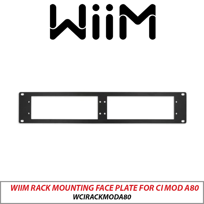 WIIM 2RU Rack Mount Face Plate for CI MOD A80 WCIRACKMODA80