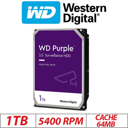 WD Purple 1TB HDD – Surveillance Hard Drive