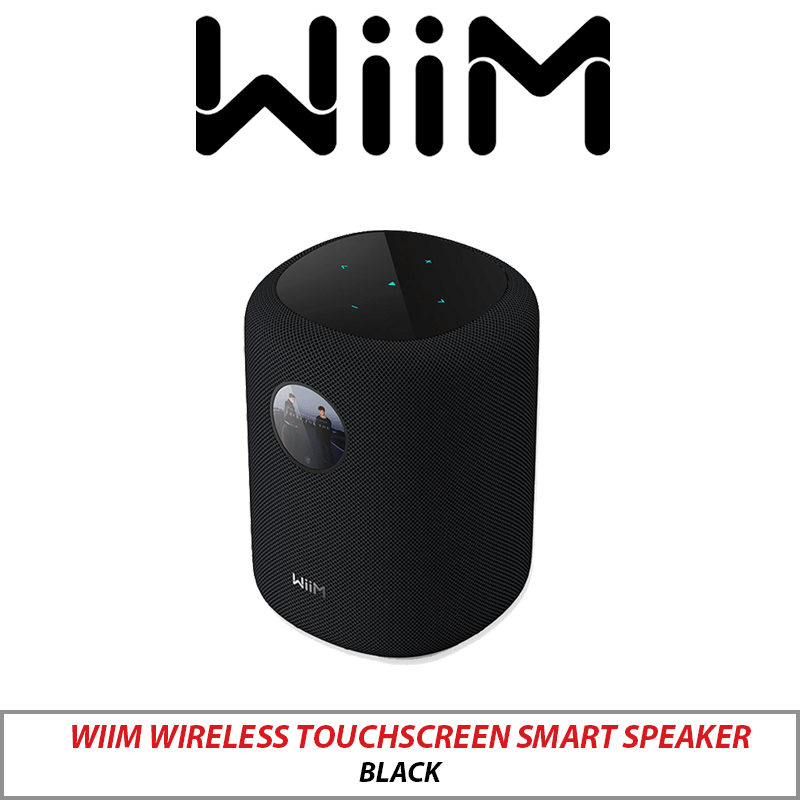 WIIM Wireless Touchscreen Smart Speaker Black WIIM-SOUND-BLACK