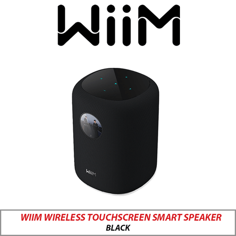 WIIM Wireless Touchscreen Smart Speaker Black WIIM-SOUND-BLACK