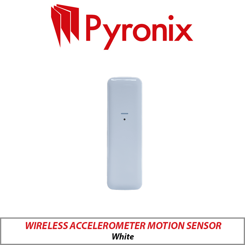 Pyronix Wireless Accelerometer Motion Sensor White ASSET-WE