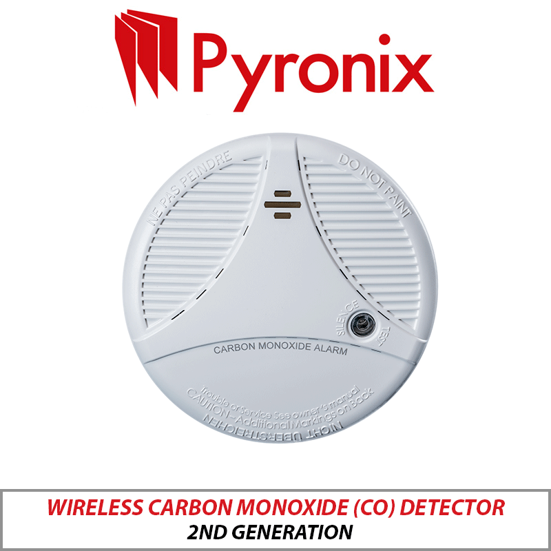 Pyronix Wireless Carbon Monoxide CO Detector 2nd Gen CO-WE2