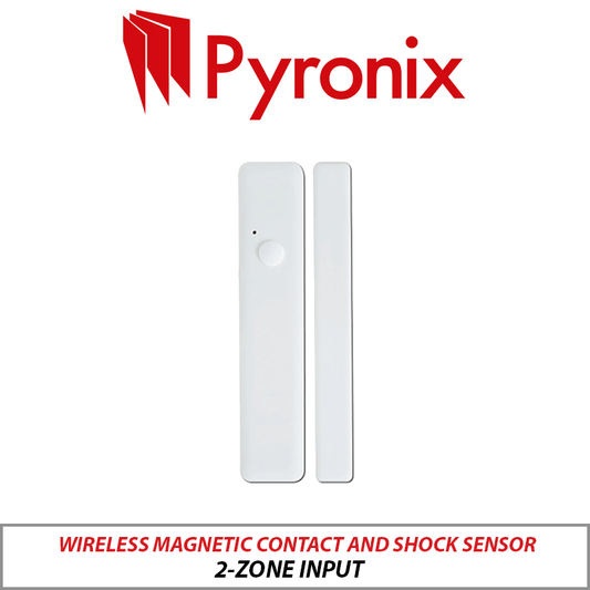Pyronix Wireless Magnetic Contact & Shock Sensor 2-Zone MC1Z2-SHOCK-WE