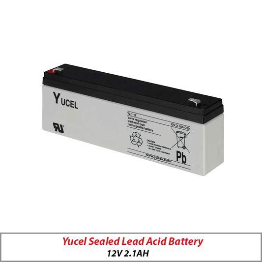 BATTERY YUCEL 12V 2.1AH LEAD ACID BATTERY Y2.1-12