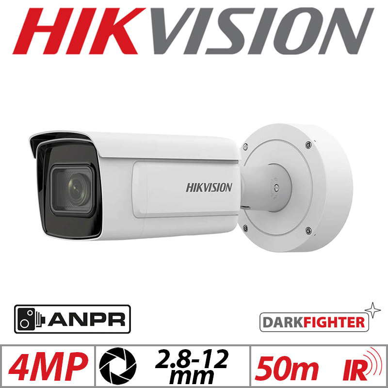 Hikvision 4MP DeepinView ANPR Bullet 2.8-12mm Motorized Lens