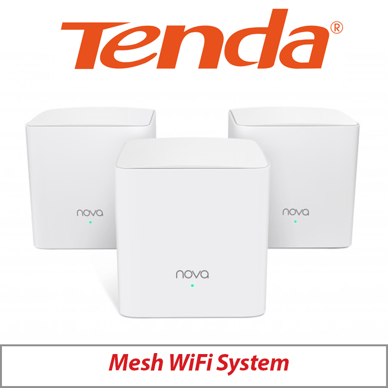 Tenda AC1200 Mesh Wi-Fi System Pack of 3 MW5C