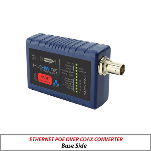 ETHERNET POE OVER COAX CONVERTER - BASE SIDE VHW-HWPS-B